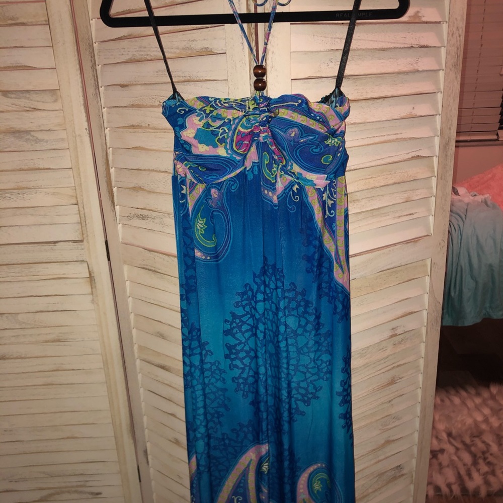 💎👛🆕 👗 Summer Strapless String Halter Turquoise - Picture 6 of 6